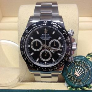 Rolex replica Daytona 116500LN Black Dial Ceramic Bezel orologio assemblato