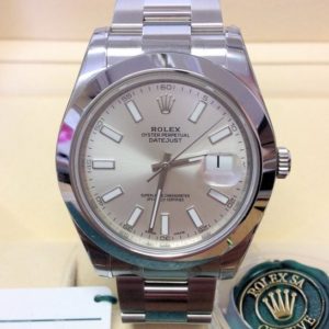 Rolex replica Datejust II 116300 41mm Silver Dial orologio assemblato