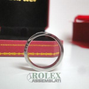 Cartier replica love anello oro bianco gioiello assemblato