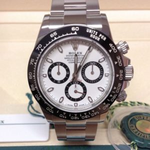 Rolex replica Daytona 116500LN White Dial orologio assemblato