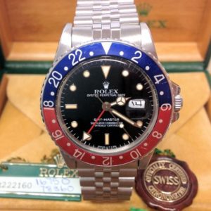 Rolex replica GMT Master 16750 Pepsi Bezel orologio assemblato