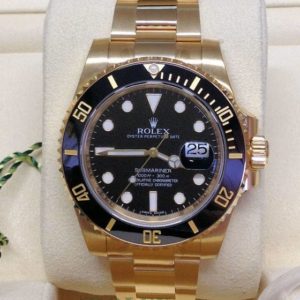 Rolex replica Submariner Date 116618LN Yellow Gold orologio assemblato