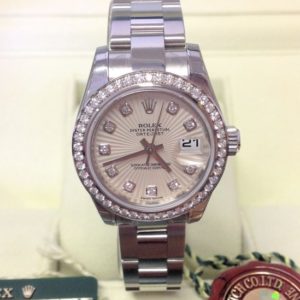 Rolex replica Datejust Lady 179384 26mm Diamond Bezel orologio assemblato
