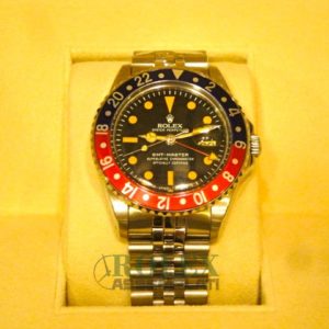 Rolex replica GMT Master 1675 vintage Pepsi Bezel orologio assemblato