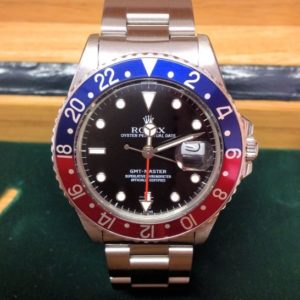 Rolex replica GMT Master 16750 Pepsi Bezel oyster orologio assemblato
