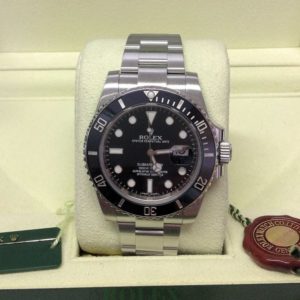 Rolex replica Submariner Date 116610LN Black Ceramic orologio assemblato