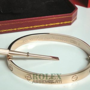 Cartier replica love bracciale oro rosa gioiello assemblato