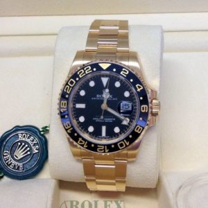 Rolex replica GMT Master II 116718LN Gold orologio assemblato
