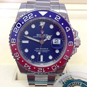 Rolex replica GMT Master II 116719BLRO new White Gold Pepsi orologio assemblato