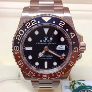 Rolex replica GMT Master II 126715CHNR Rose Gold orologio assemblato