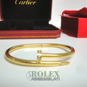 Cartier replica just on clue bracciale oro giallo gioiello assemblato