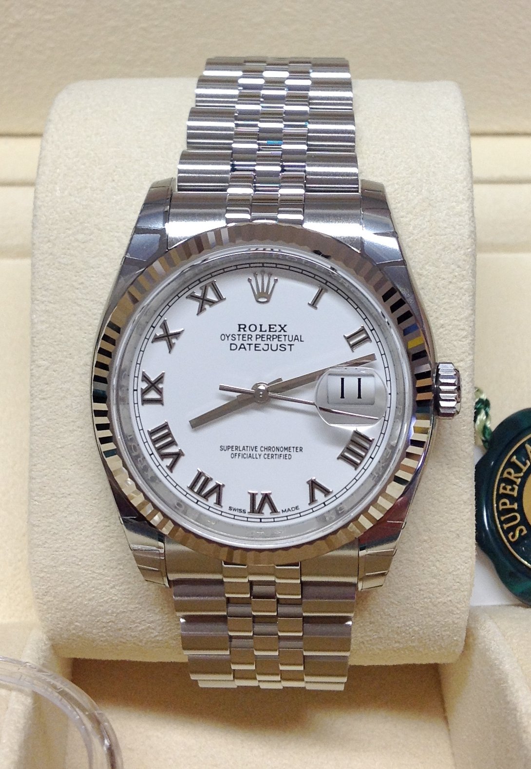 Rolex replica Datejust 116234 36mm White Roman-2