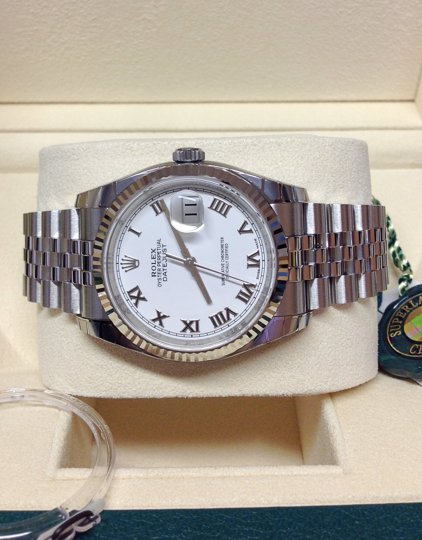 Rolex replica Datejust 116234 36mm White Roman-4