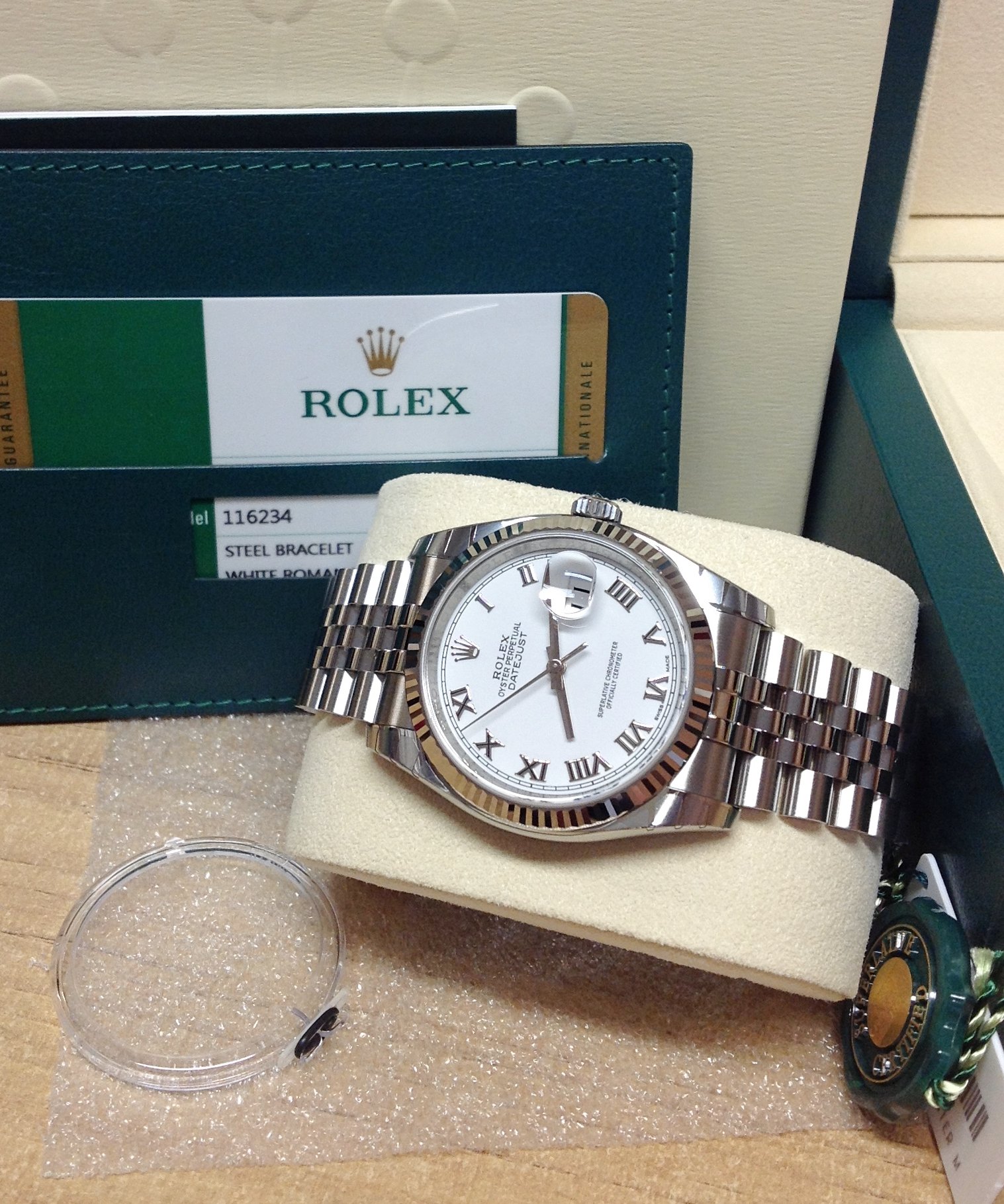 Rolex replica Datejust 116234 36mm White Roman-6