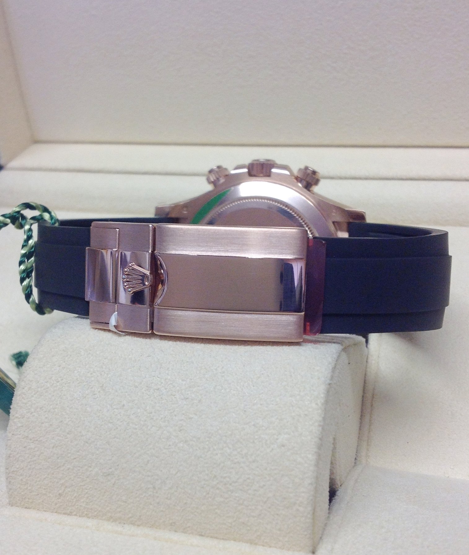 Rolex replica Daytona 116515LN Rose Gold Oysterflex-3