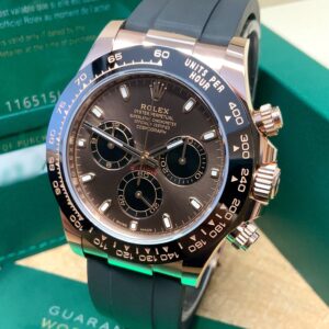 Rolex replica Daytona oysterflex 116515LN rose gold choco dial orologio assemblato