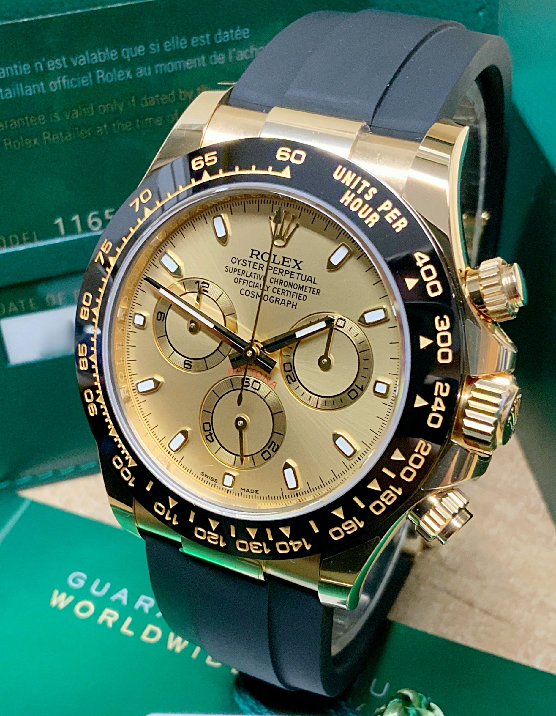 Rolex replica daytona oysterflex 116518ln champagne dial2