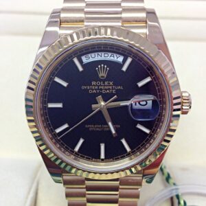 Rolex assemblato Day-Date 40 ref. 228238 Yellow Gold black index dial