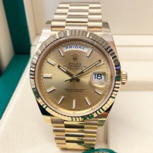Rolex assemblato Day-Date 40 ref. 228238 Yellow Gold index dial
