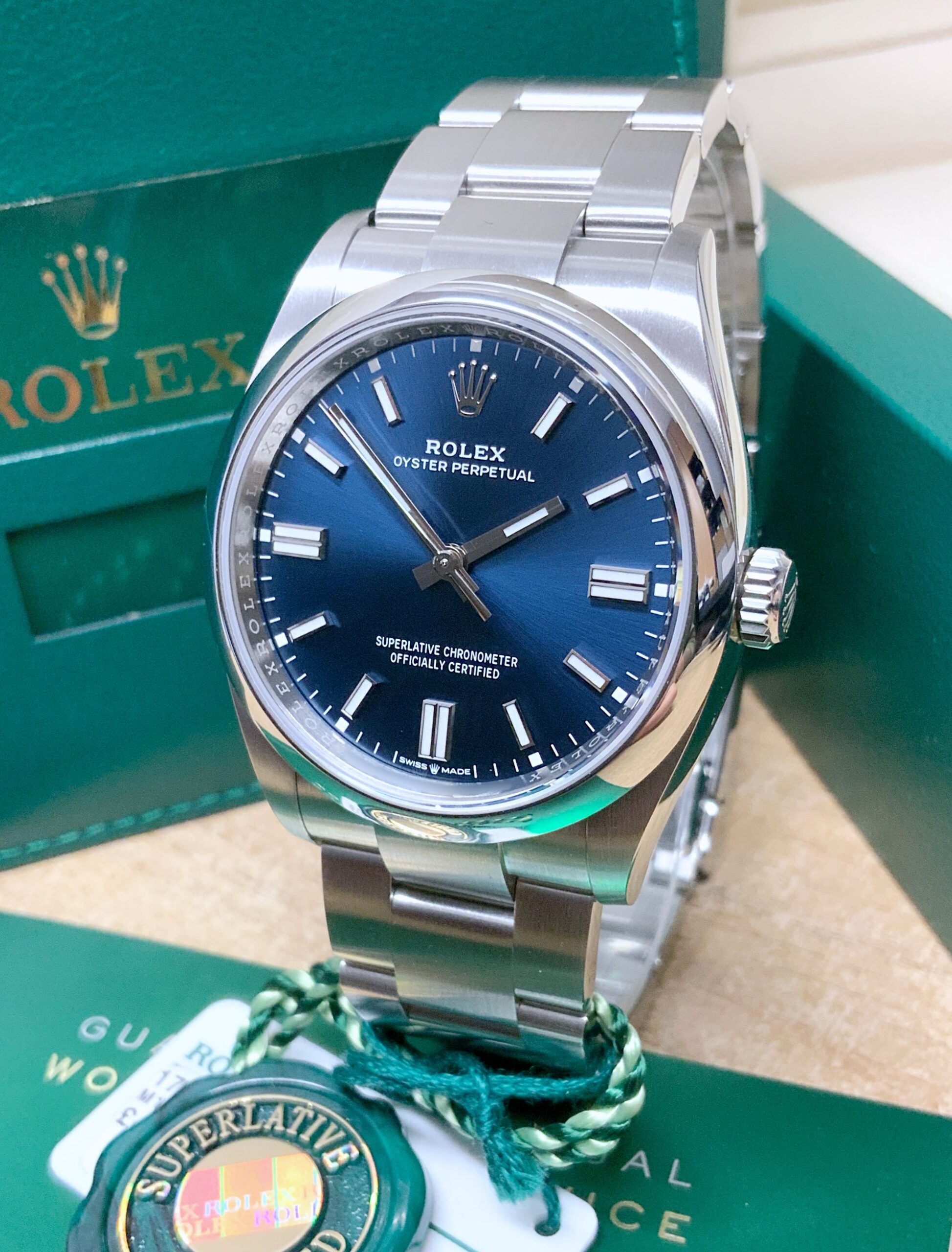 Rolex replica Oyster Perpetual 36 126000 Blue Dial-1