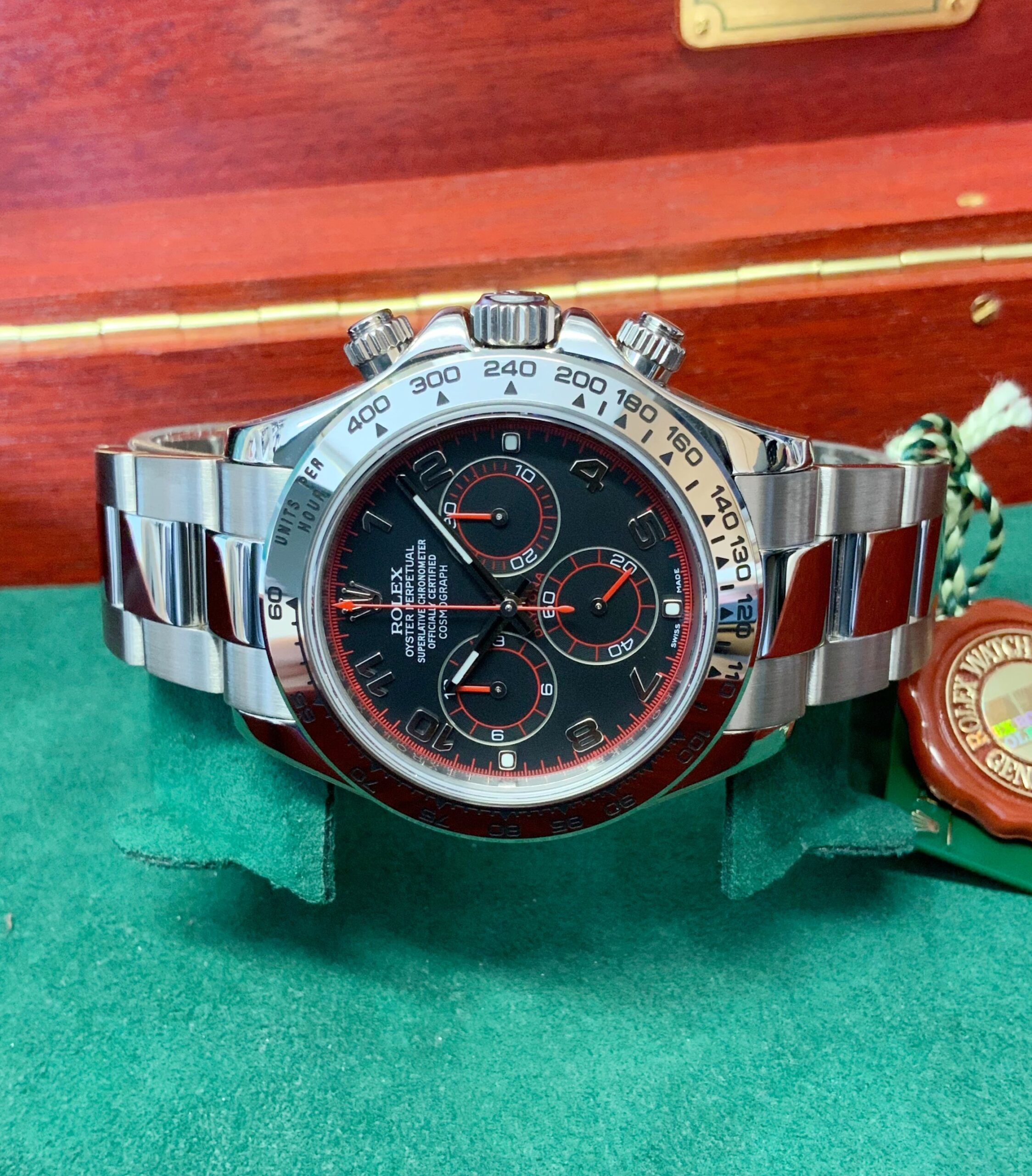 Rolex replica daytona ref. 116509 oro bianco racing dial2
