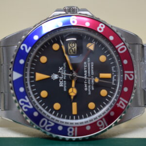 Rolex vintage assemblato GMT master II pepsi 1675 oyster