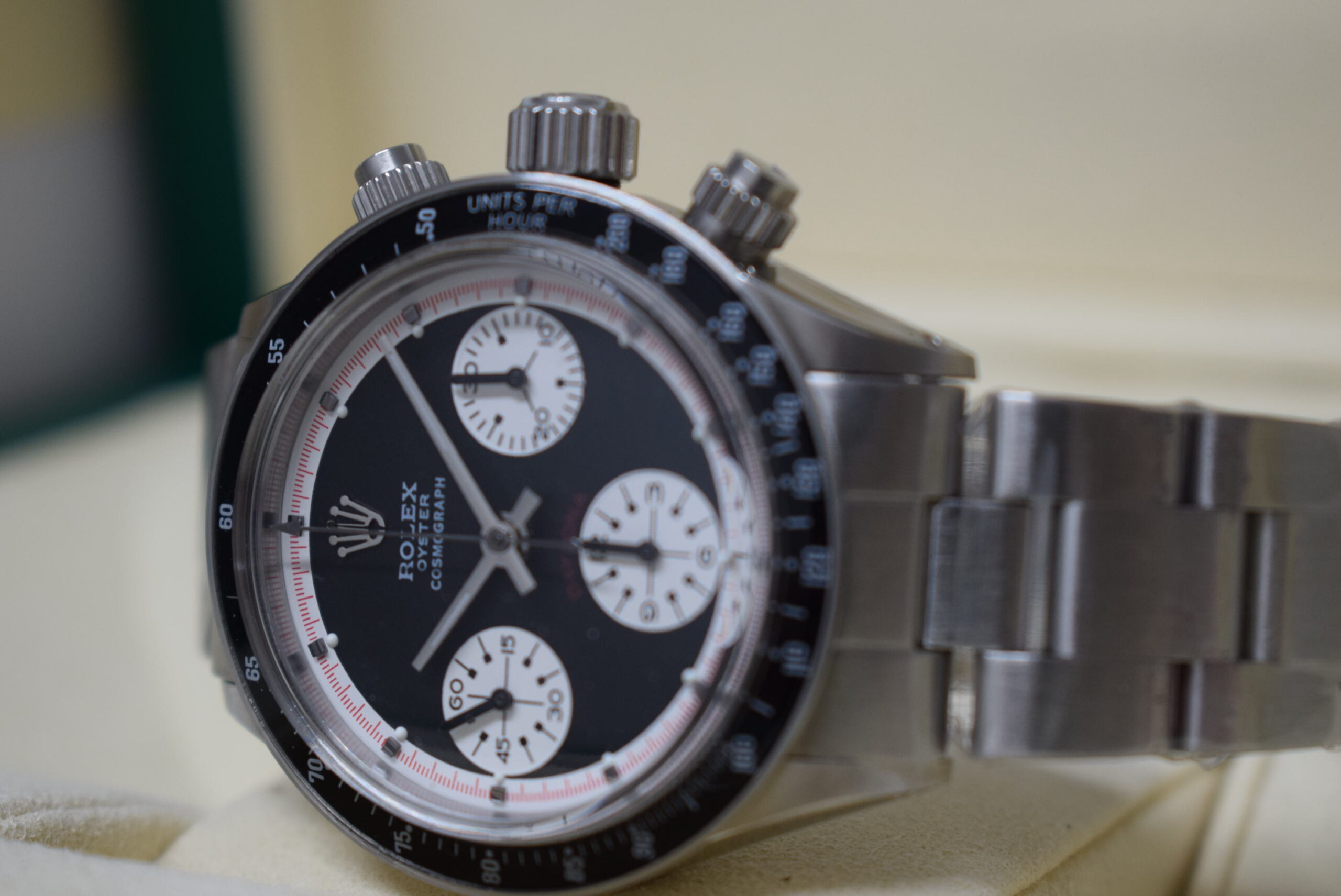 Rolex replica vintage daytona 6240 black dial2