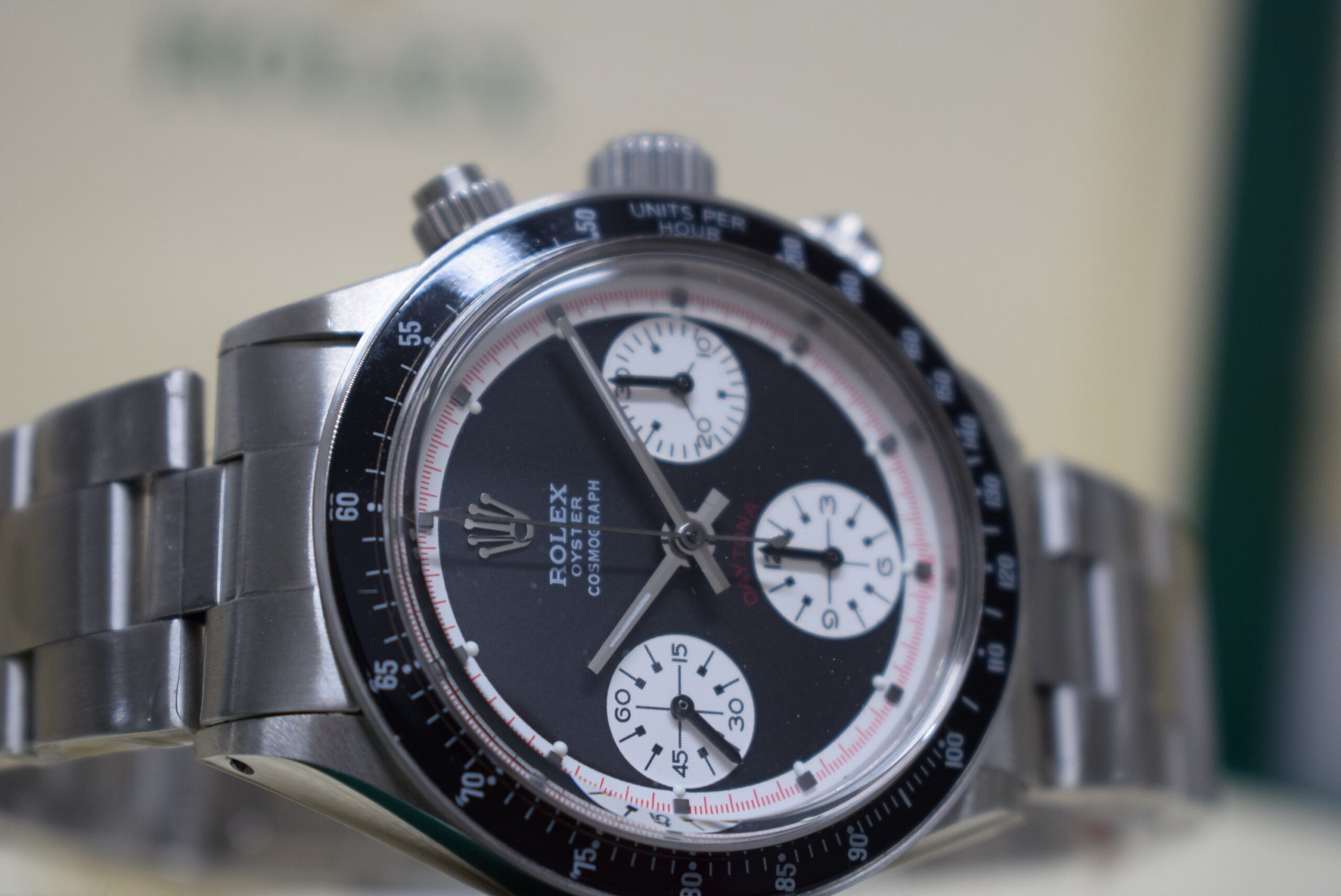 Rolex replica vintage daytona 6240 black dial9