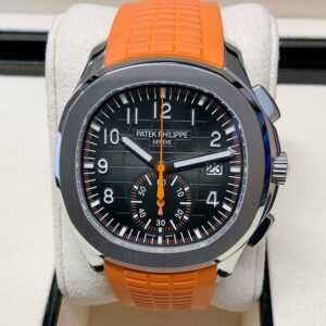 Patek Philippe replica aquanaut 5968A-001 orange strip