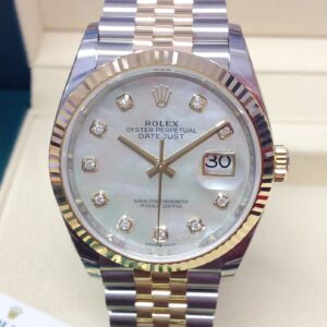 Rolex replica assemblato Datejust 36mm 126233 MOP acciaio e oro