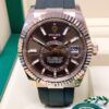 Rolex replica assemblato Sky-Dweller 326235 Rose Gold Oysterflex
