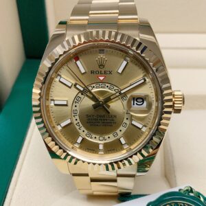 Rolex replica assemblato Sky-Dweller 326938 Yellow Gold