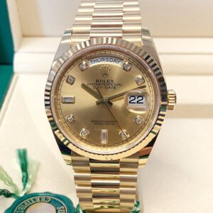Rolex assemblato Day-Date 128238 Yellow Gold diamond dial