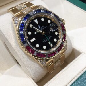 Rolex assemblato GMT Master II 116758SARU yellow gold