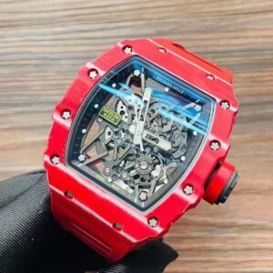 Richard Mille assemblato RM35-02 Rafa Nadal black carbon red strap
