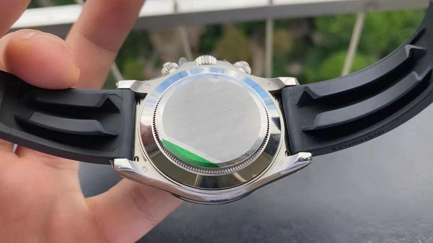 Rolex replica daytona 116519 meteorite white gold4