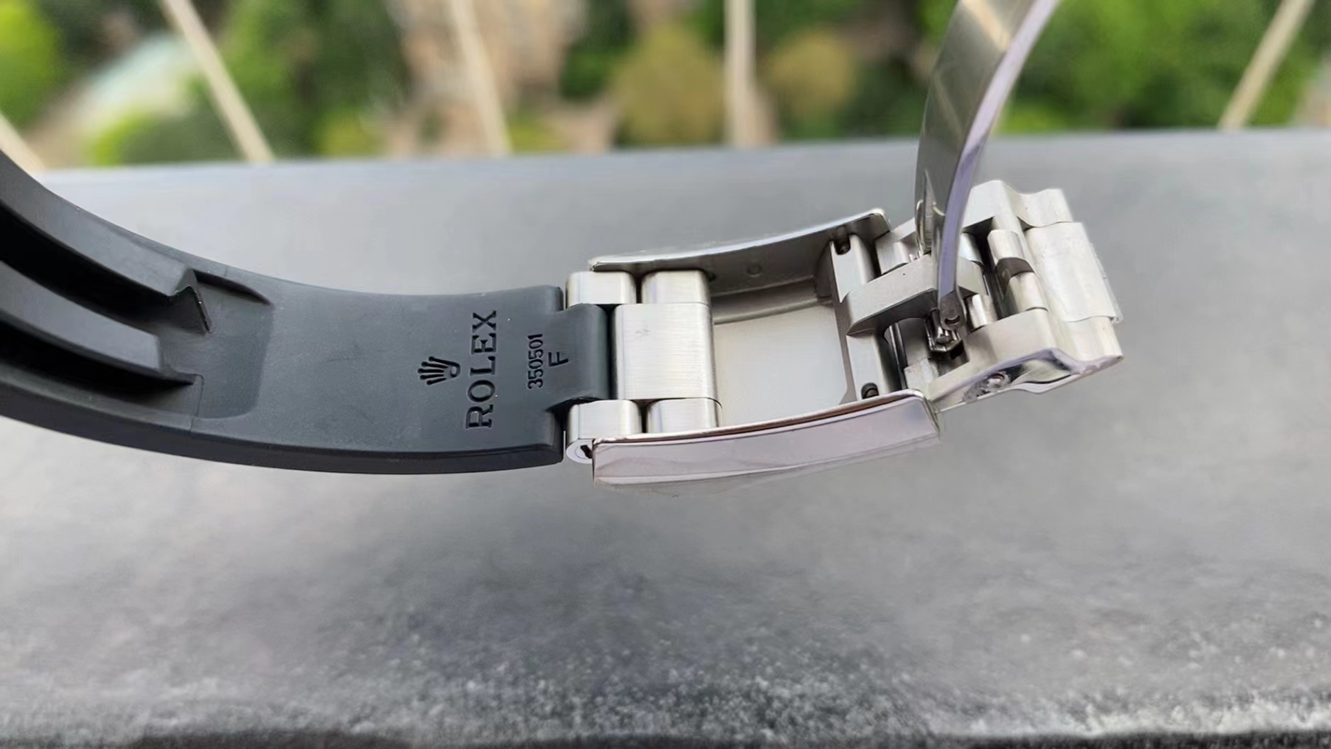 Rolex replica daytona 116519 meteorite white gold6