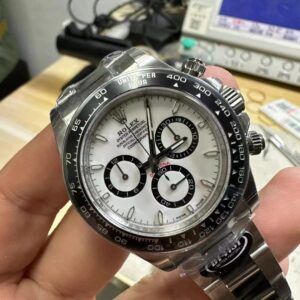 Rolex replica Daytona 126500LN White Dial orologio assemblato