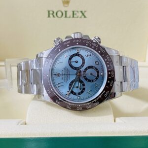 Rolex replica Daytona 116506 Platinum arabic Dial orologio assemblato