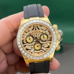 Rolex replica Daytona Tiger 116588TBR oysterflex orologio assemblato