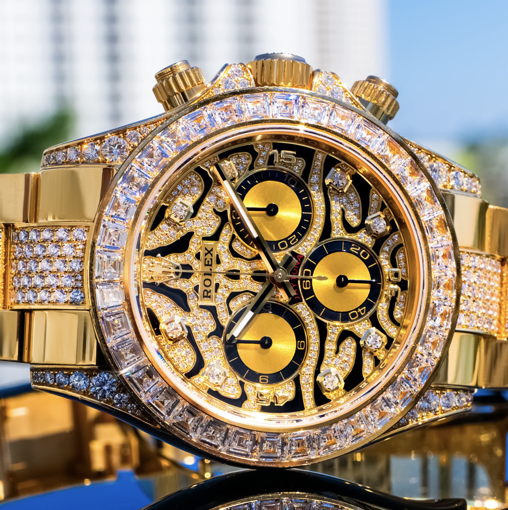 Rolex replica daytona tiger 116598TBR oro giallo-2