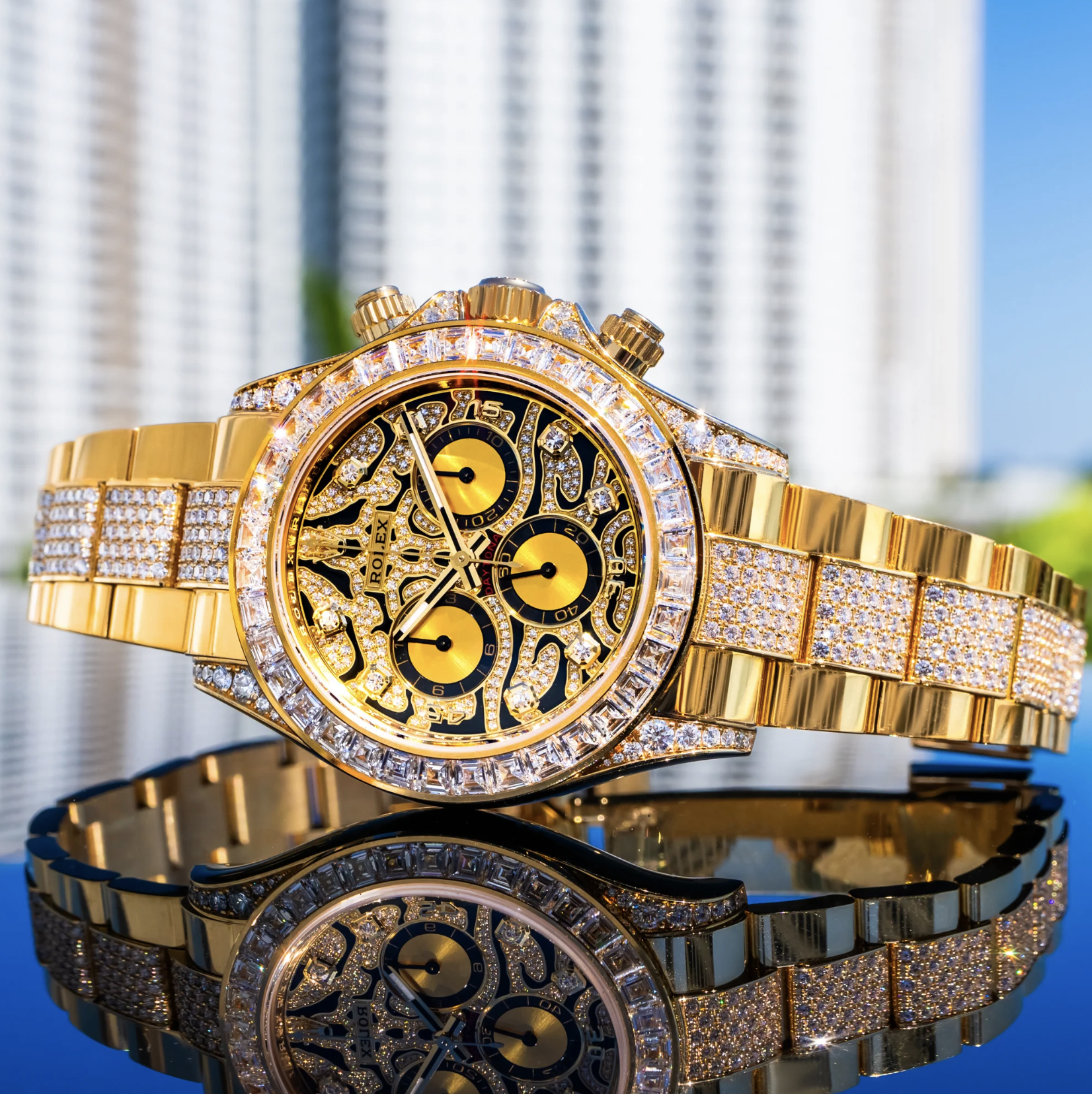 Rolex replica daytona tiger 116598TBR oro giallo-4