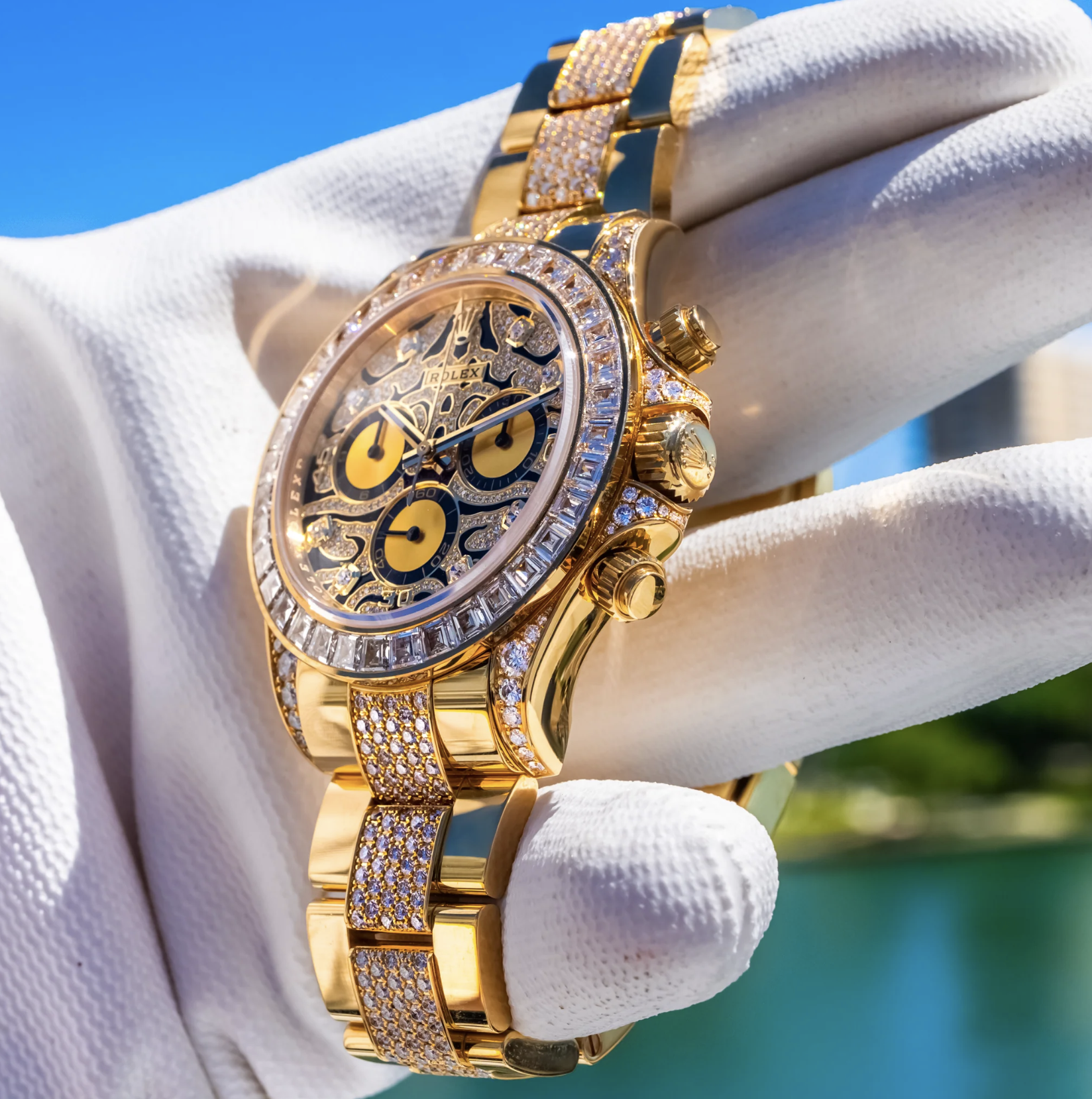 Rolex replica daytona tiger 116598TBR oro giallo-6