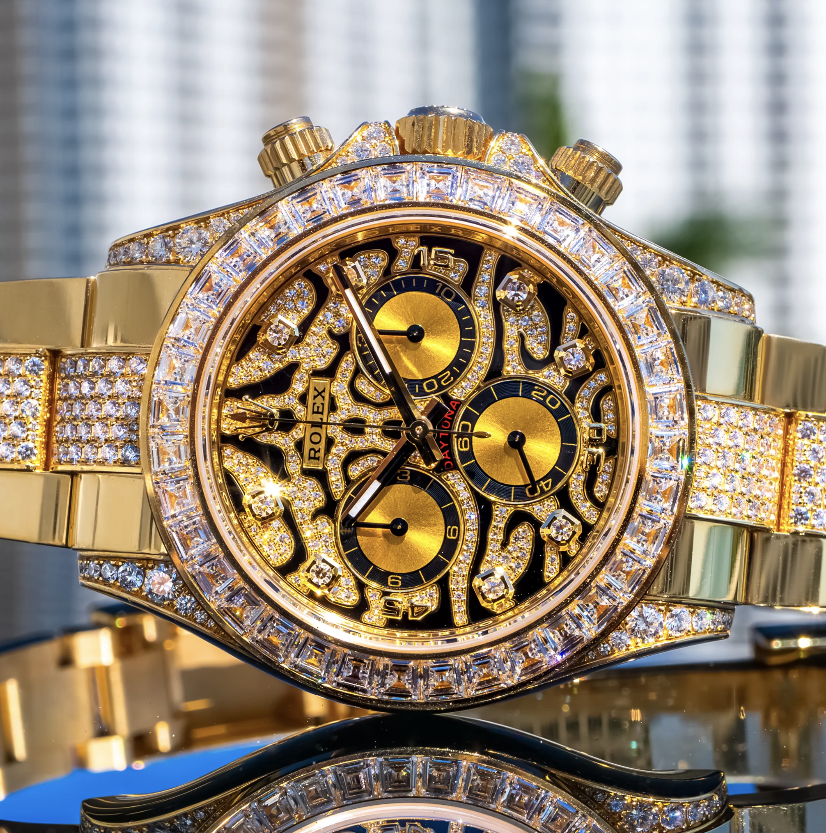 Rolex replica daytona tiger 116598TBR oro giallo-7