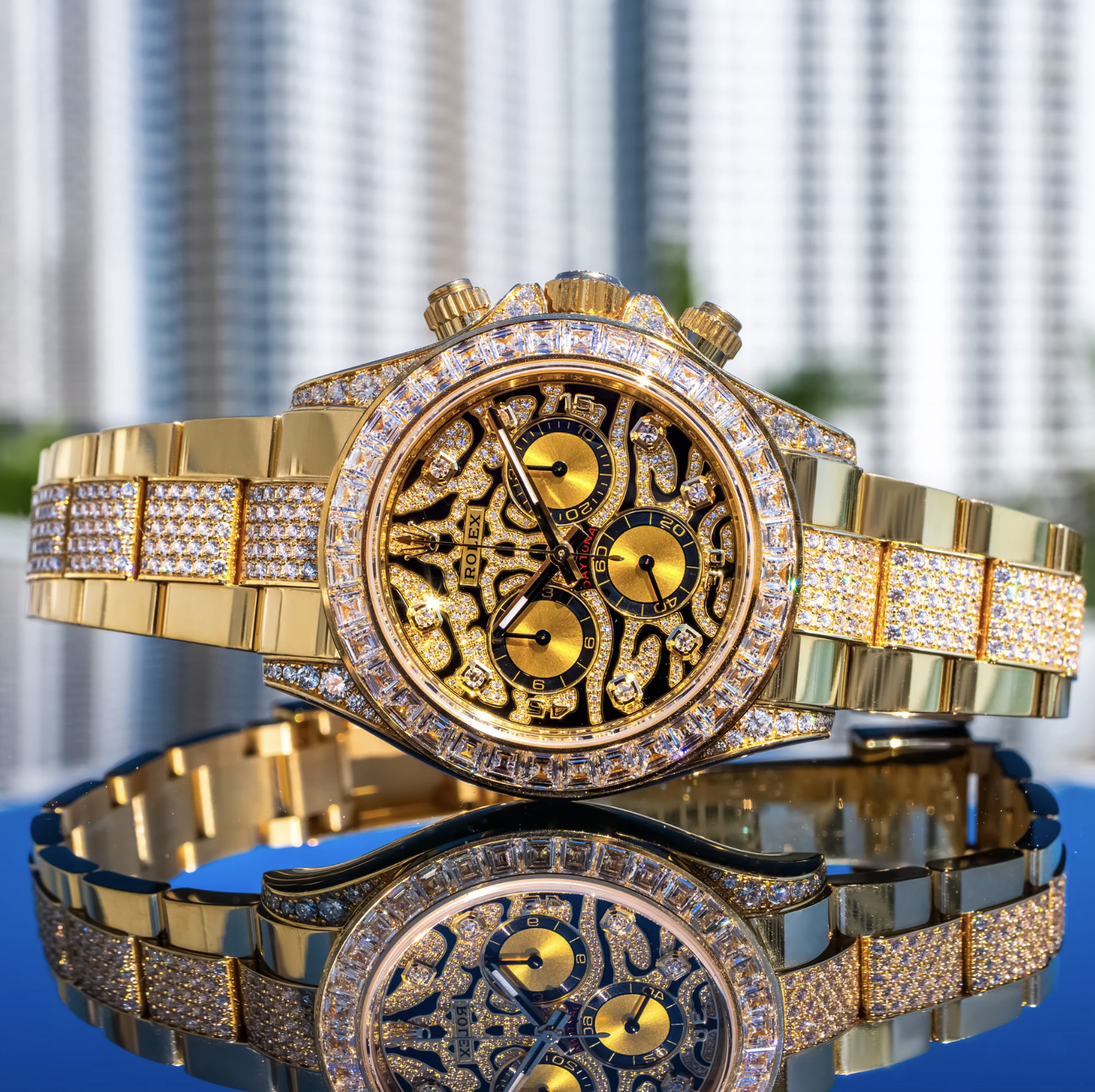 Rolex replica daytona tiger 116598TBR oro giallo-9